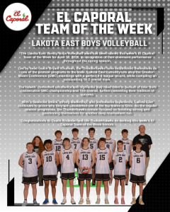 El Cap Team of the Week